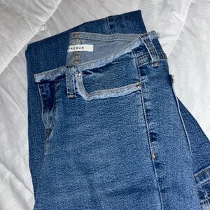 Pacsun boot cut jeans 00 raw cut blue